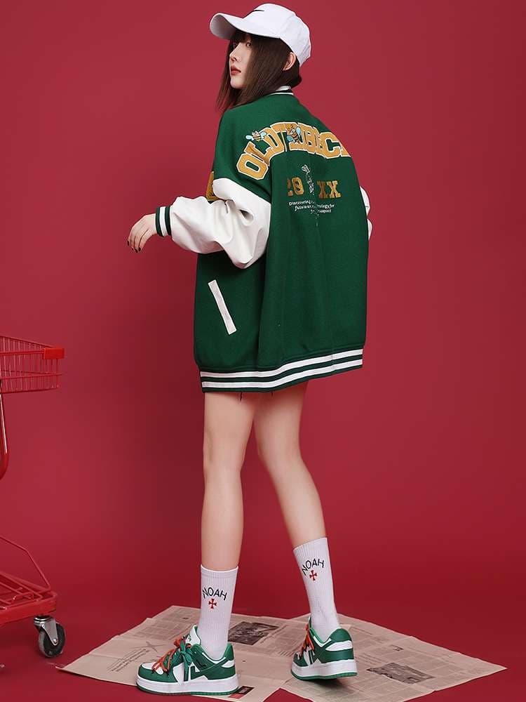 アメカジ レトロ風カレッジスポーツジャケット