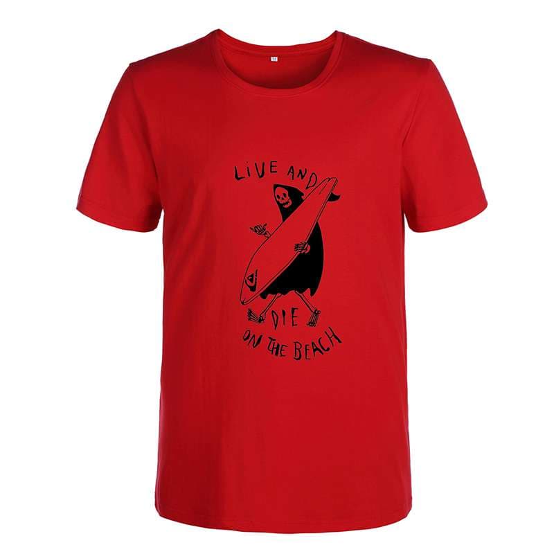 アメカジ サーフィンスカル ビーチライフ Tシャツ