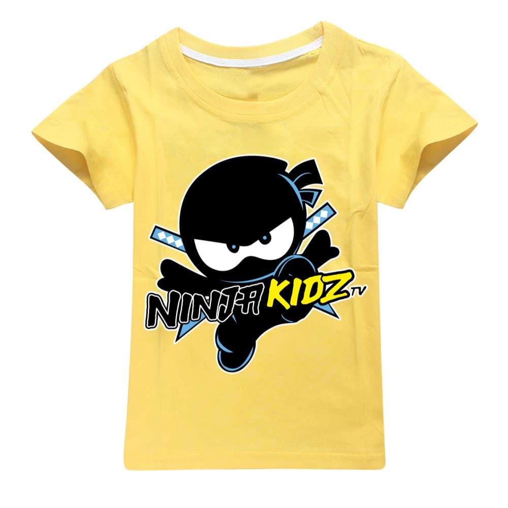 アメカジ 子供向け忍者キャラクター半袖Tシャツ