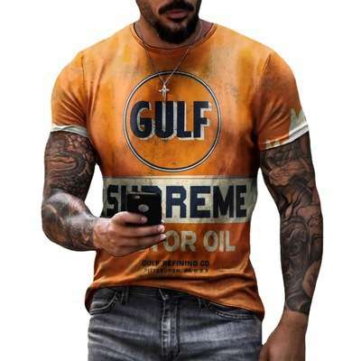 アメカジ イタリア国旗風 スポーティーTシャツ