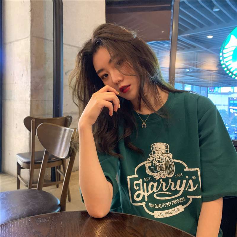 アメカジ ペット用品店のレトロ風プリントＴシャツ