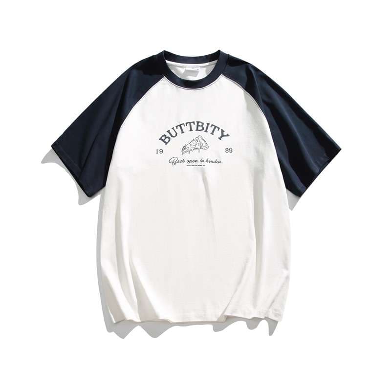 アメカジ レトロアメリカンプリント ラグランTシャツ