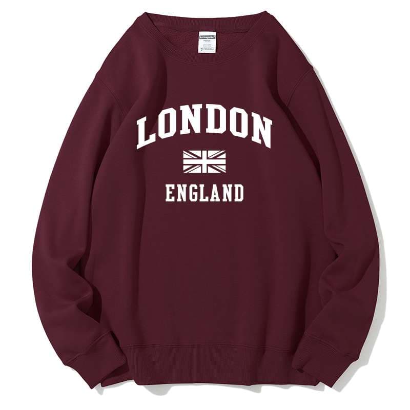 アメカジ ロンドン イングランド プリント スウェット
