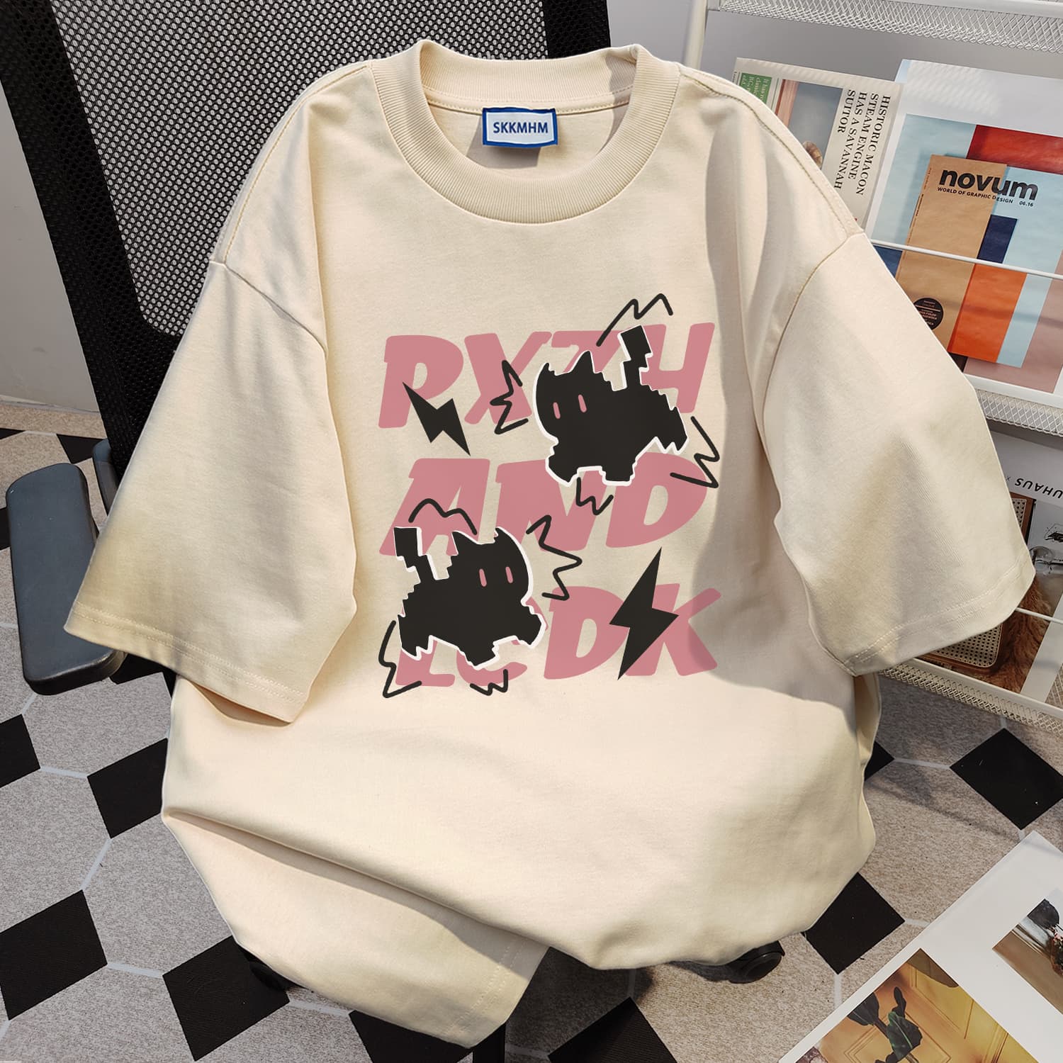 アメカジ ポケモン風ロックスタイル オーバーサイズTシャツ