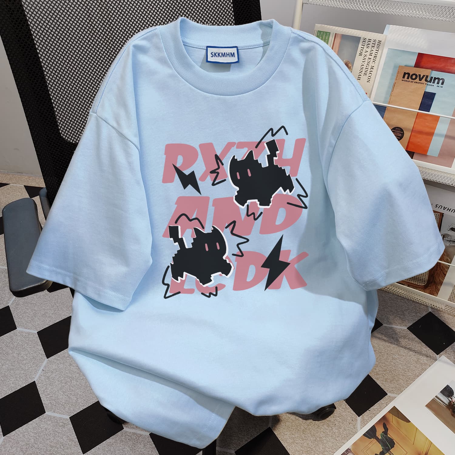 アメカジ ポケモン風ロックスタイル オーバーサイズTシャツ