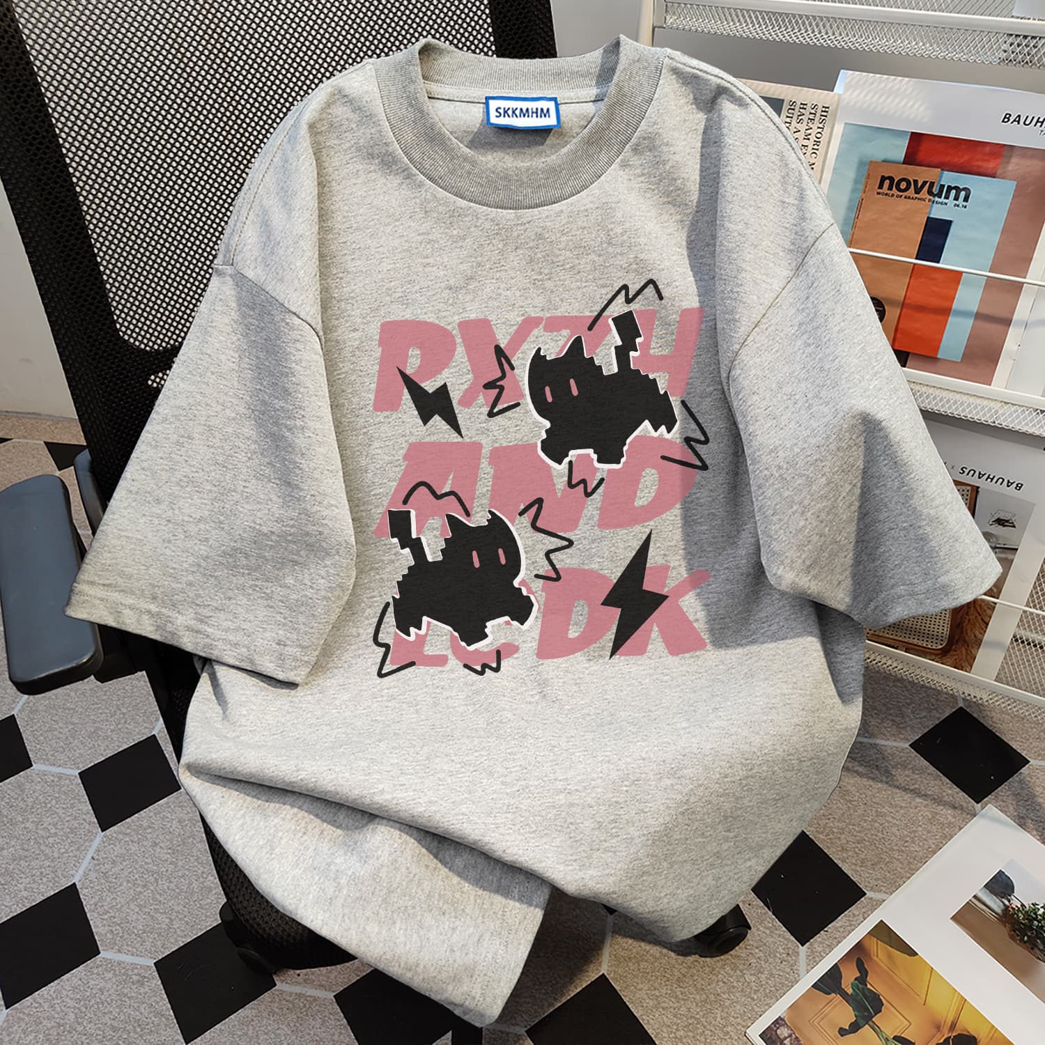アメカジ ポケモン風ロックスタイル オーバーサイズTシャツ