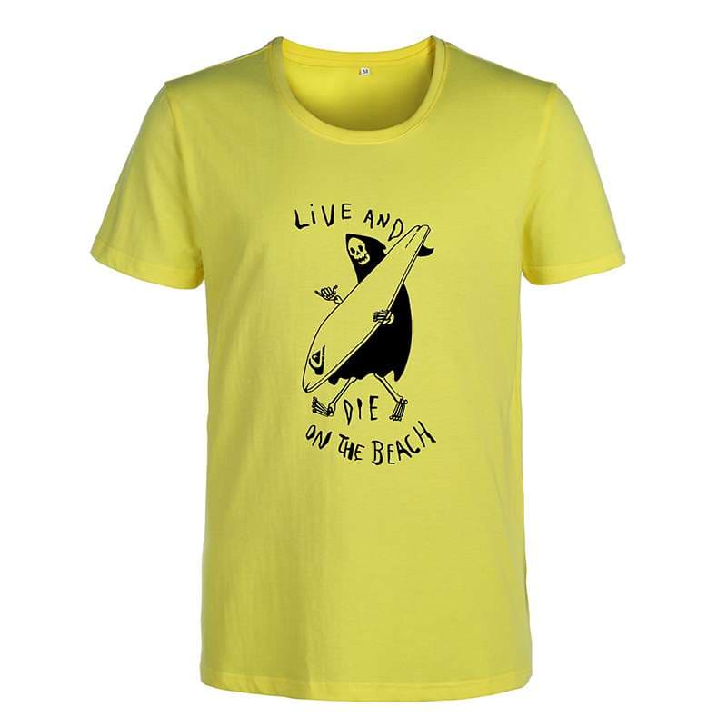 アメカジ サーフィンスカル ビーチライフ Tシャツ