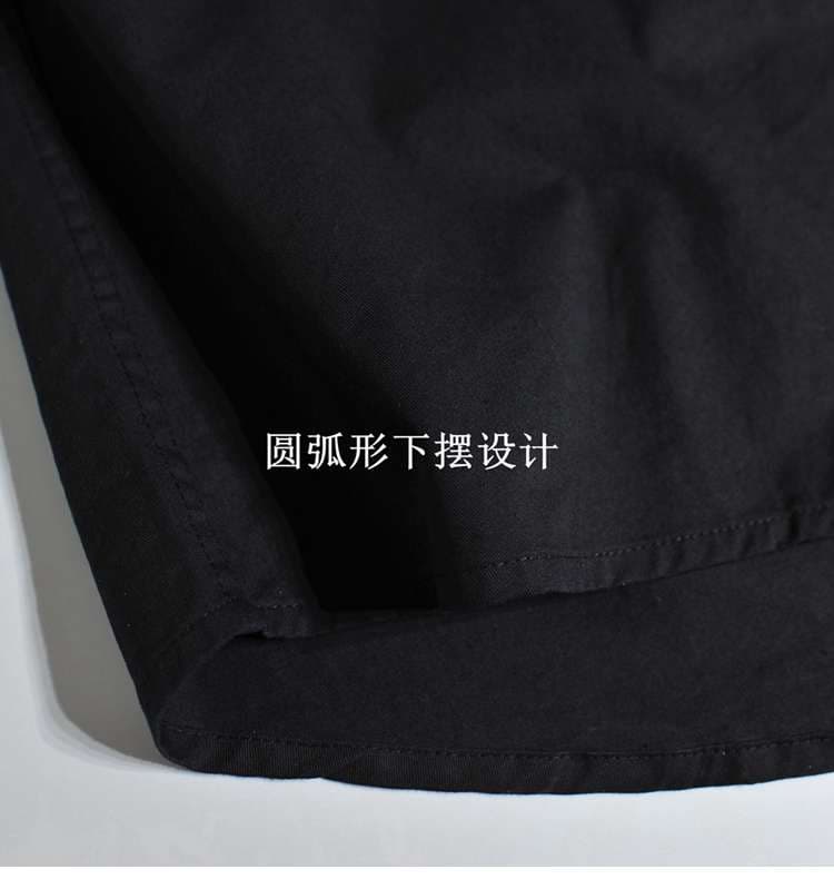 アメカジ ゆったりシルエットの半袖ワークシャツ