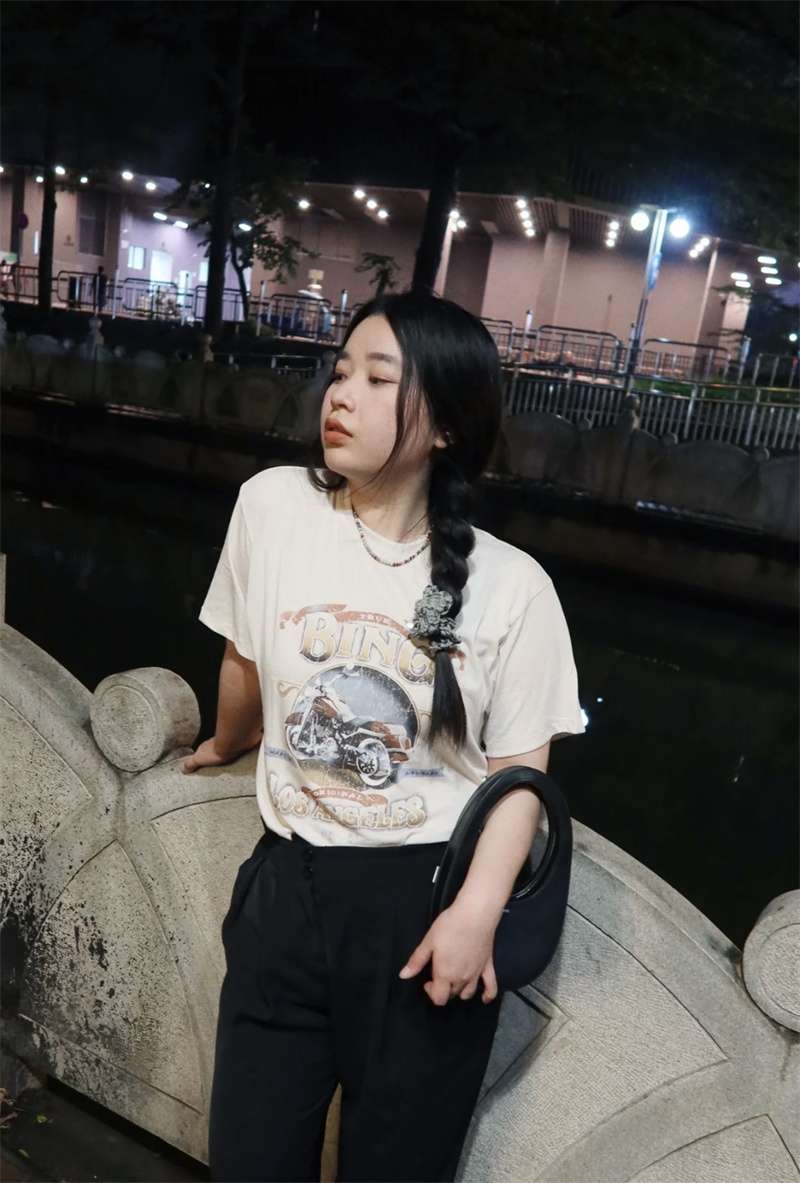 アメカジ ヴィンテージスカル柄バンドTシャツ