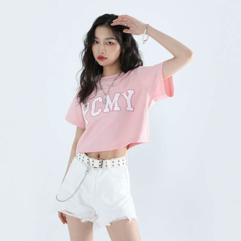 アメカジ カレッジロゴプリント オーバーサイズTシャツ