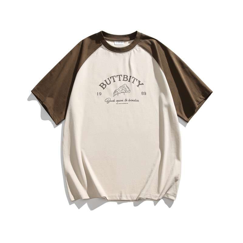 アメカジ レトロアメリカンプリント ラグランTシャツ
