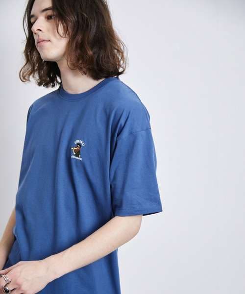 アメカジ クラシック刺繍ワッペンTシャツ