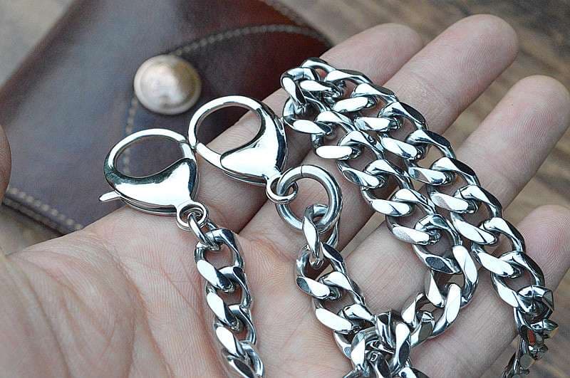 アメカジ 高級感漂う重厚ウォレットチェーン