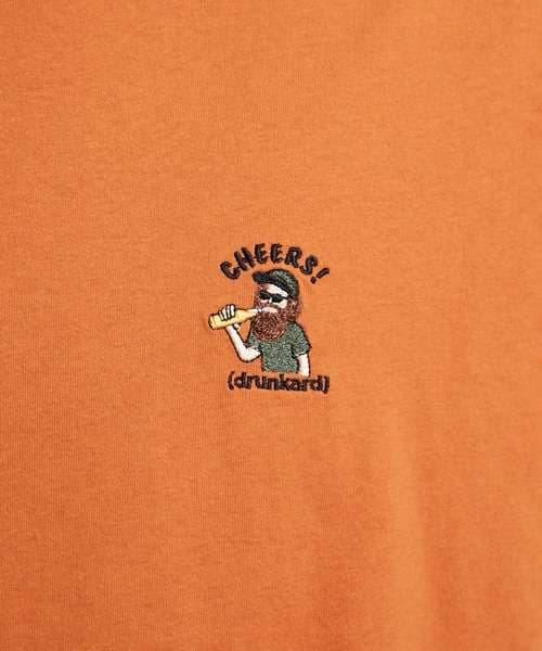 アメカジ クラシック刺繍ワッペンTシャツ