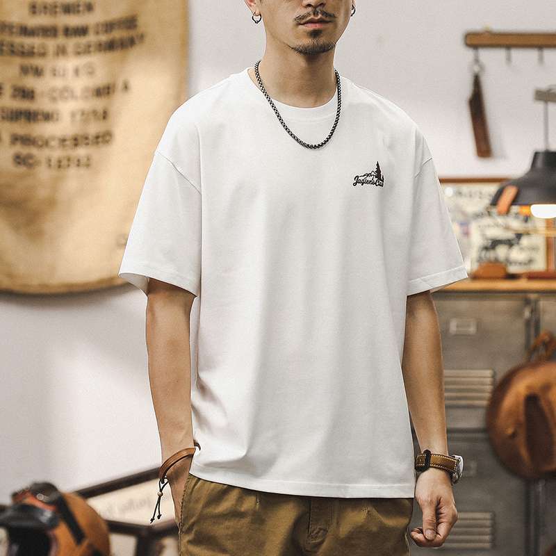 アメカジ 鹿柄アウトドアクラブ半袖Tシャツ