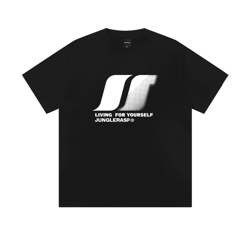 アメカジ ジャングルラスプ ロゴプリントTシャツ