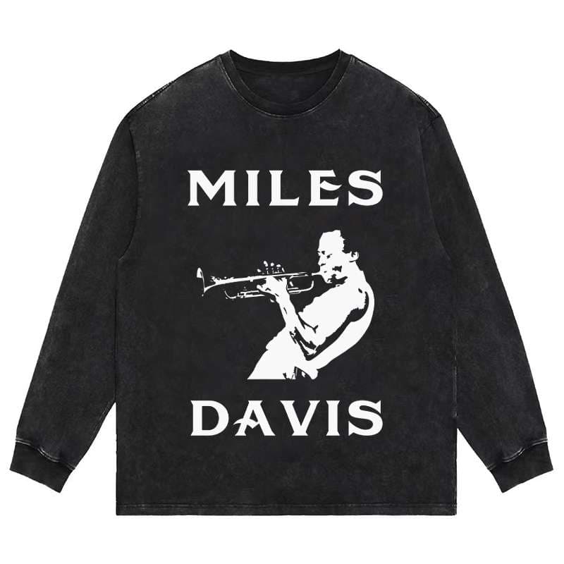 アメカジ ジャズトランペット奏者プリントTシャツ