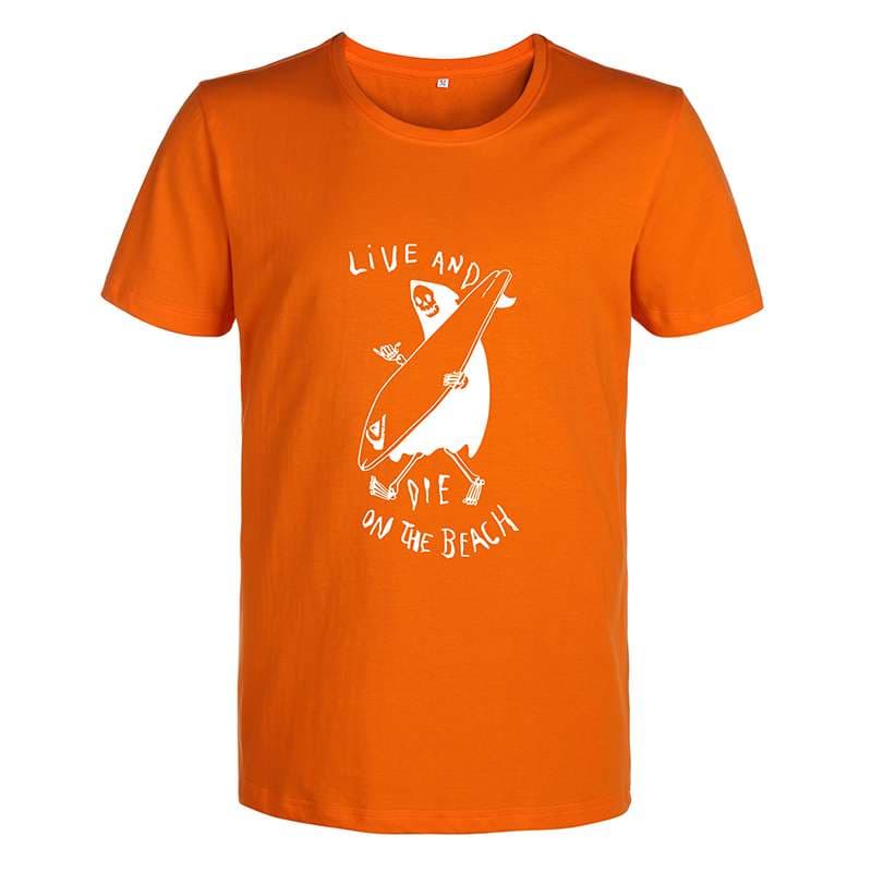 アメカジ サーフィンスカル ビーチライフ Tシャツ
