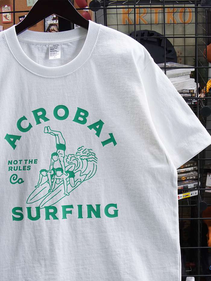 アメカジ アクロバットサーフィン 半袖Tシャツ
