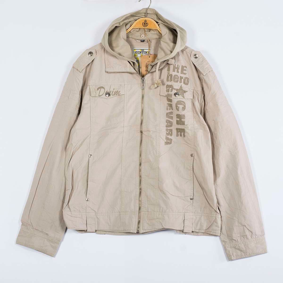 アメカジ ヒーロー デニムジャケット ミリタリー風