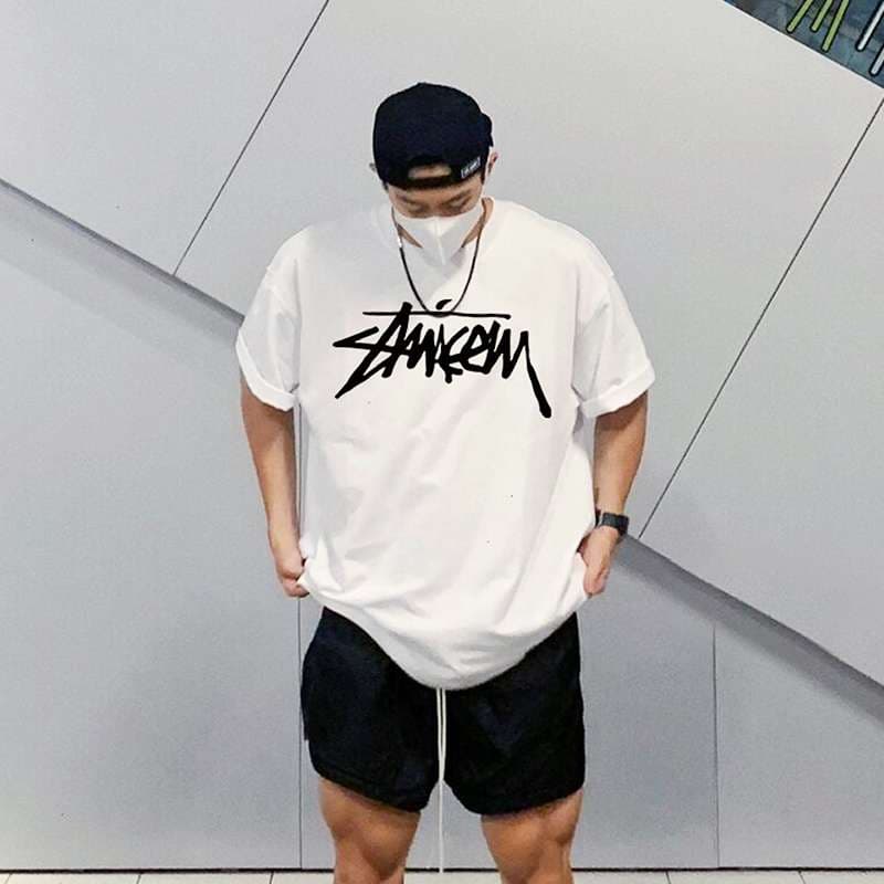 アメカジ ストリート系グラフィックTシャツ