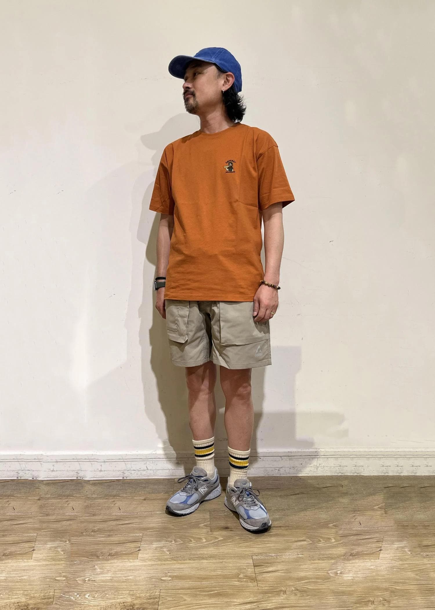 アメカジ クラシック刺繍ワッペンTシャツ