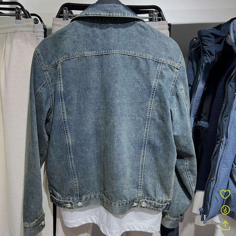 アメカジ オーバーサイズデニムトラッカージャケット