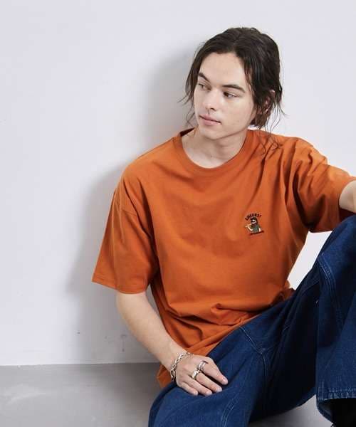 アメカジ クラシック刺繍ワッペンTシャツ