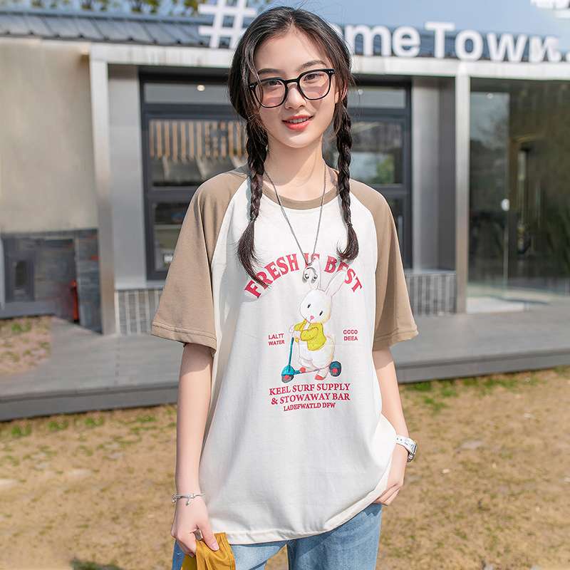 アメカジ フレッシュベスト うさぎプリントTシャツ