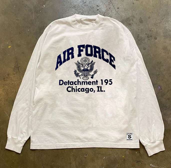 アメカジ 米空軍デタッチメント風プリントスウェット