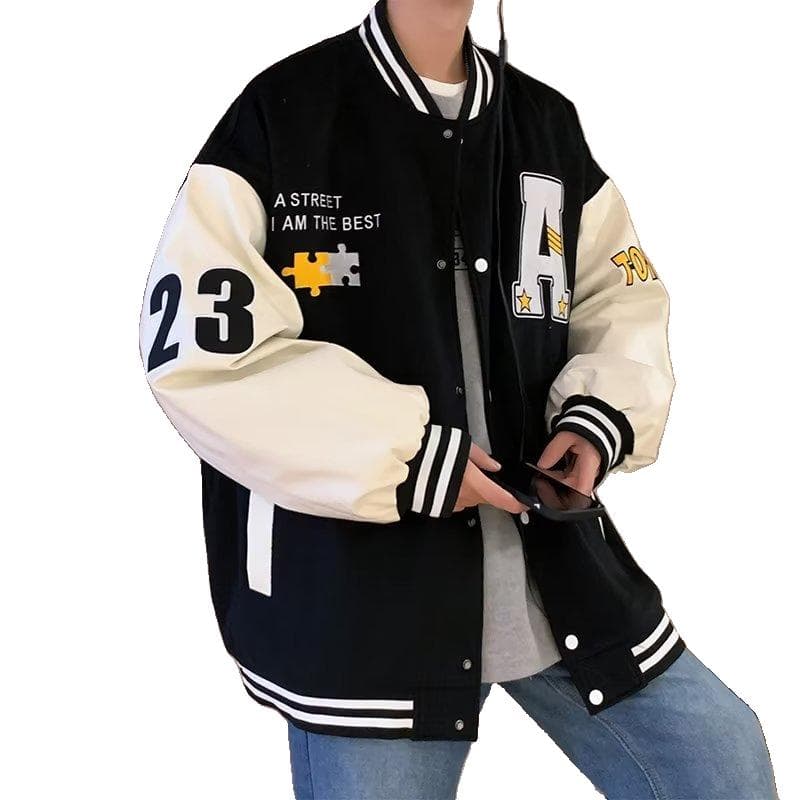 アメカジ レトロ風バーシティジャケット