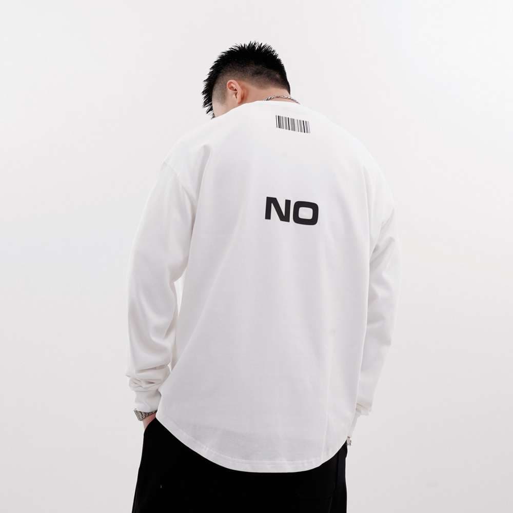 アメカジ シンプルロゴ入りオーバーサイズトレーナー