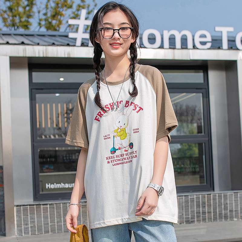 アメカジ フレッシュベスト うさぎプリントTシャツ