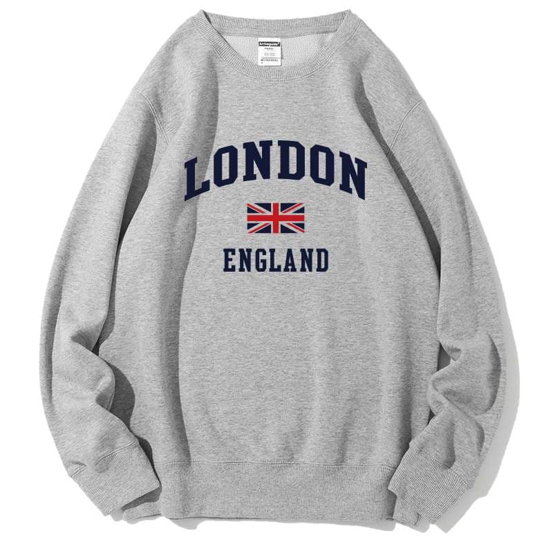 アメカジ ロンドン イングランド プリント スウェット