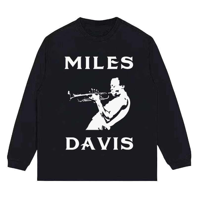 アメカジ ジャズトランペット奏者プリントTシャツ