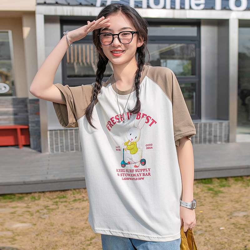 アメカジ フレッシュベスト うさぎプリントTシャツ