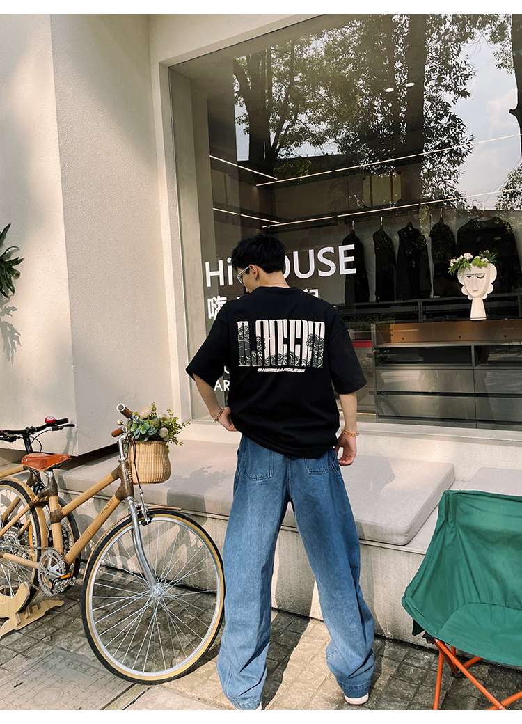 アメカジ ストリート系グラフィックTシャツ