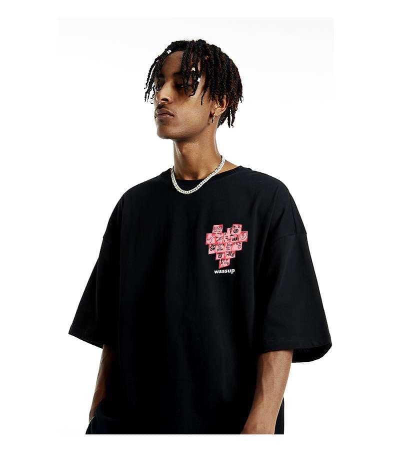 アメカジ ポジティブメッセージ プリント Tシャツ