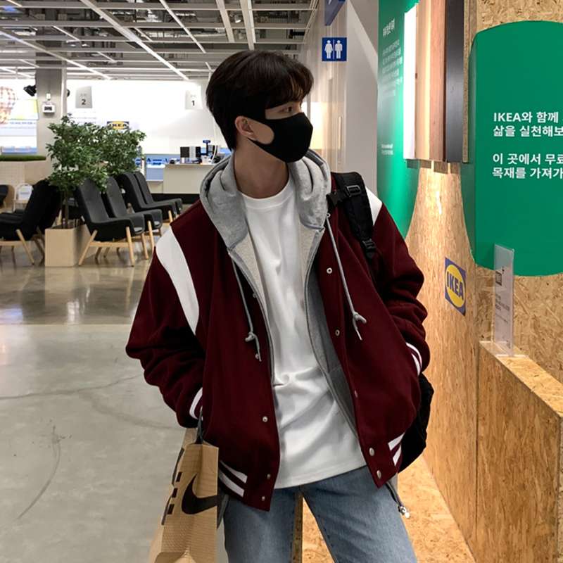 アメカジ スポーツ系大学風ボンバージャケット