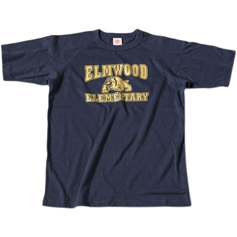 アメカジ カレッジプリントヴィンテージ風Tシャツ