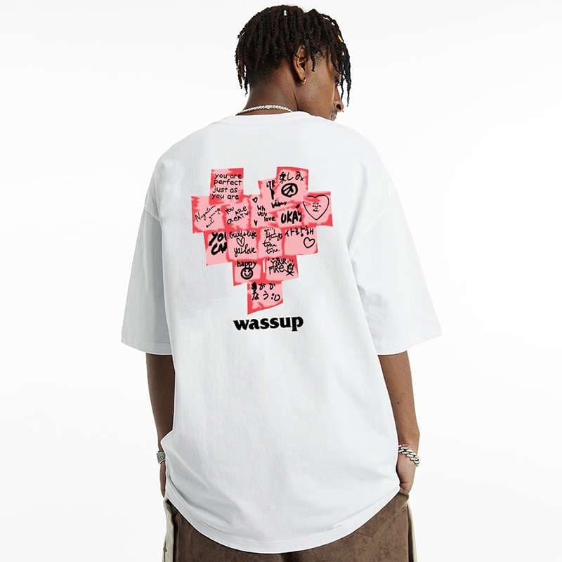アメカジ ポジティブメッセージ プリント Tシャツ