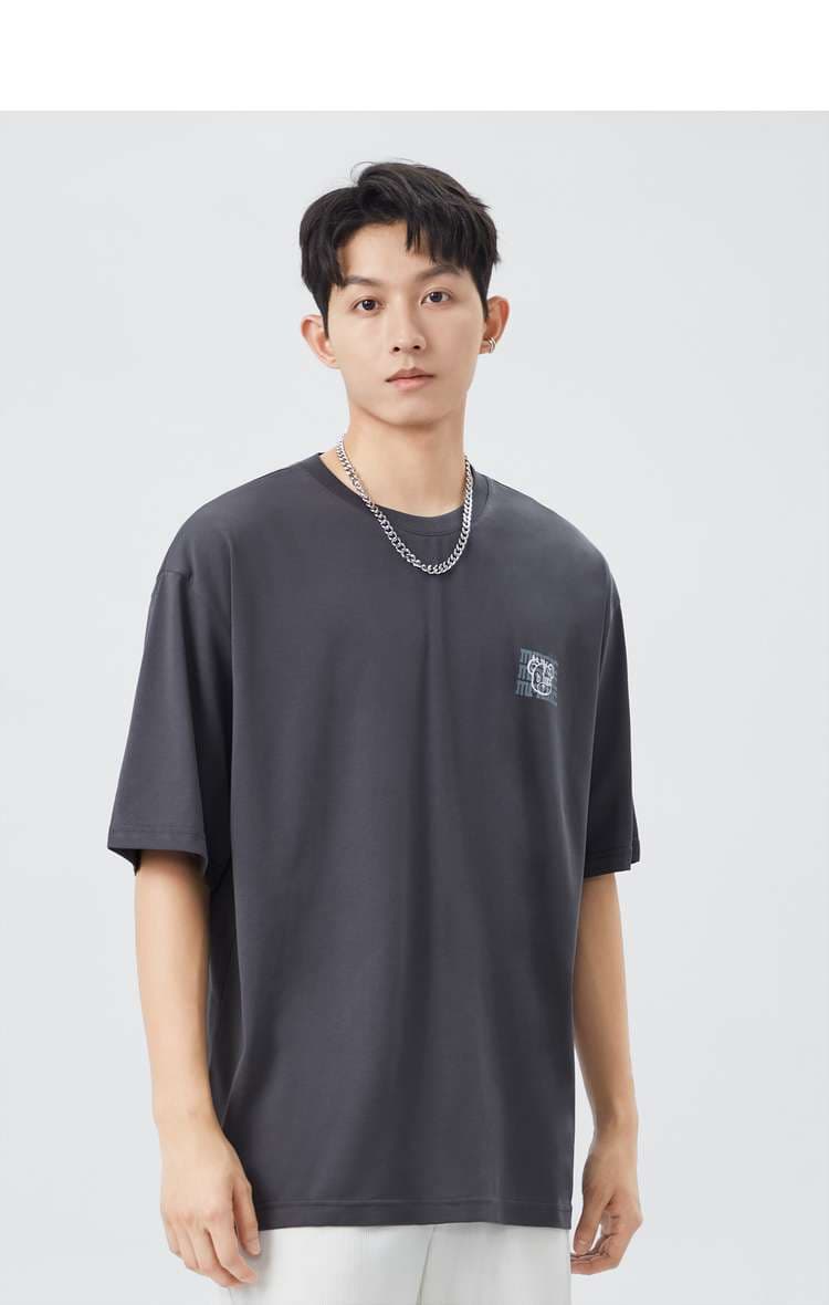 アメカジ オーバーサイズロゴプリントTシャツ