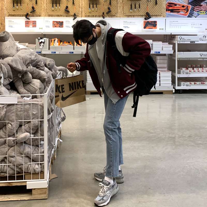 アメカジ スポーツ系大学風ボンバージャケット