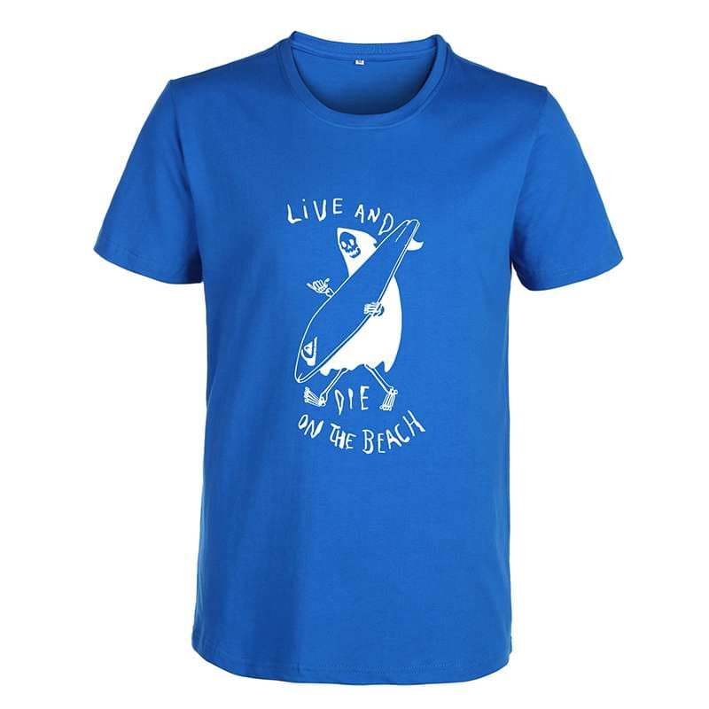 アメカジ サーフィンスカル ビーチライフ Tシャツ