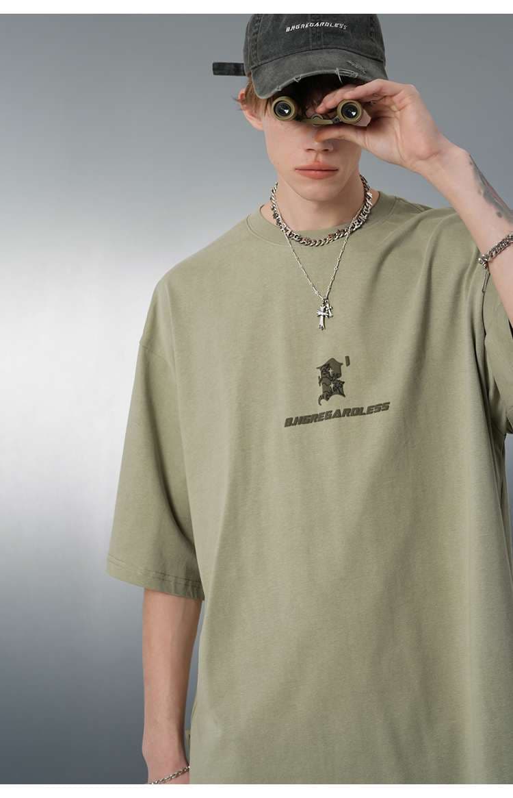 アメカジ ストリート系グラフィックTシャツ