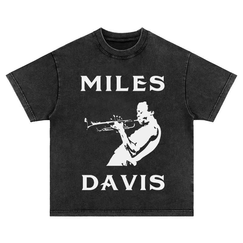 アメカジ ジャズトランペット奏者プリントTシャツ
