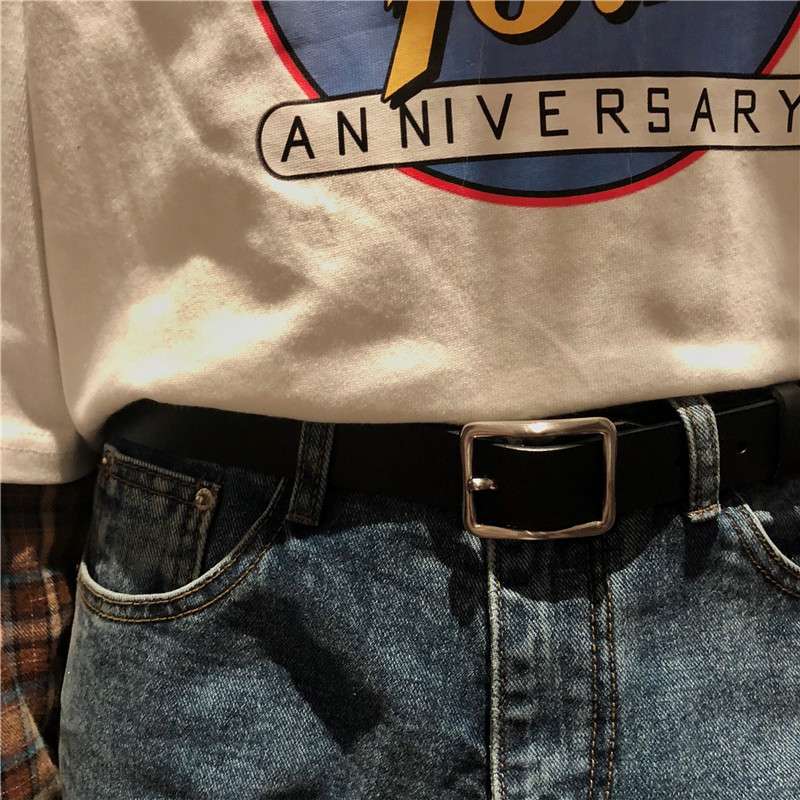 アメカジ クラシックバックルレザーベルト