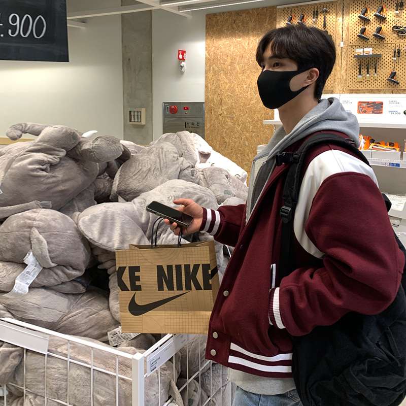 アメカジ スポーツ系大学風ボンバージャケット