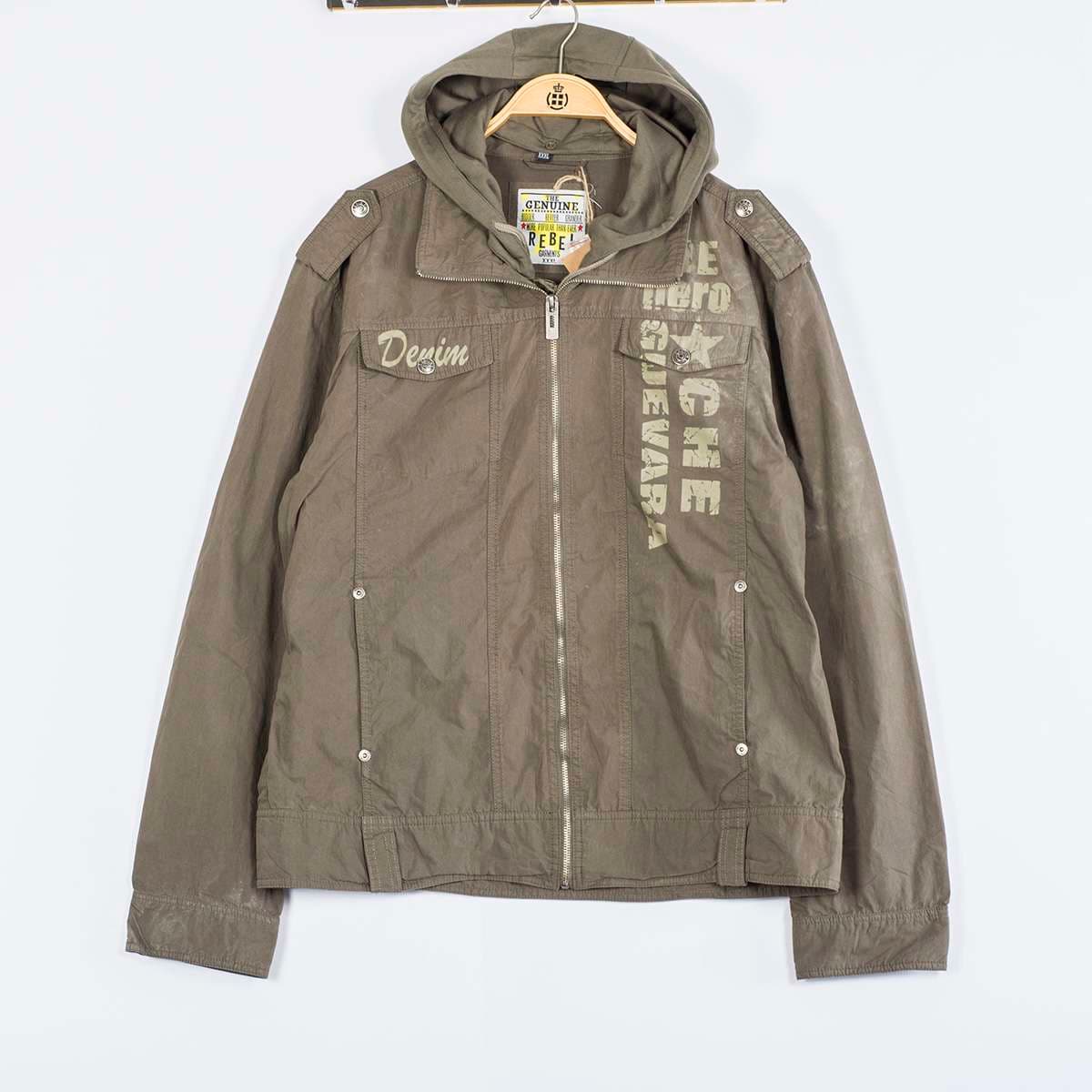 アメカジ ヒーロー デニムジャケット ミリタリー風