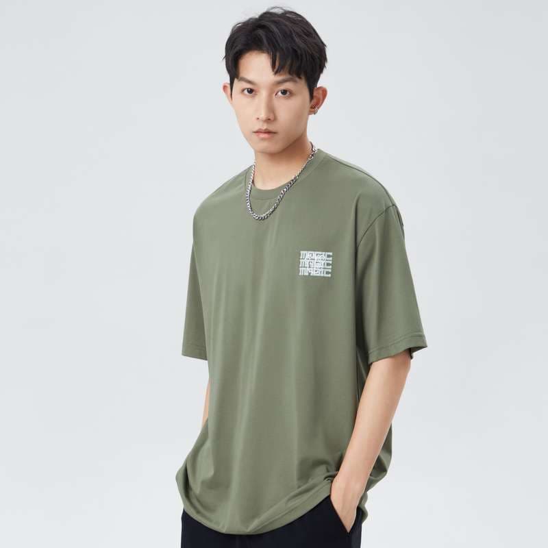 アメカジ オーバーサイズロゴプリントTシャツ